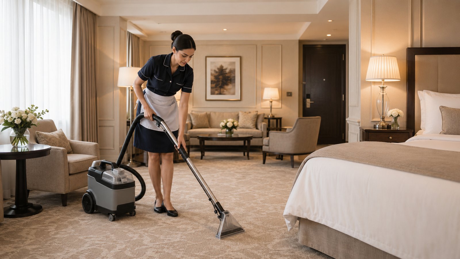 Teppichreinigung im Hotelzimmer München